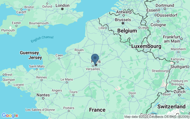 Kaart met locatie De Eiffeltoren